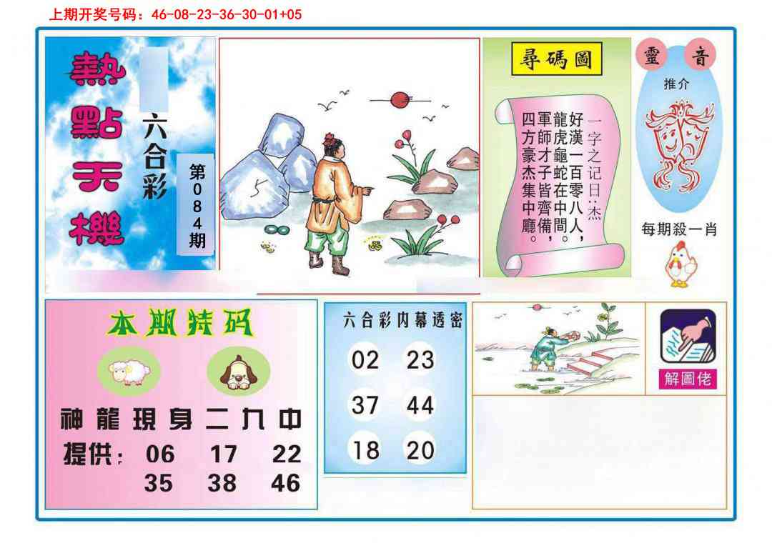 084期热点天机[图]